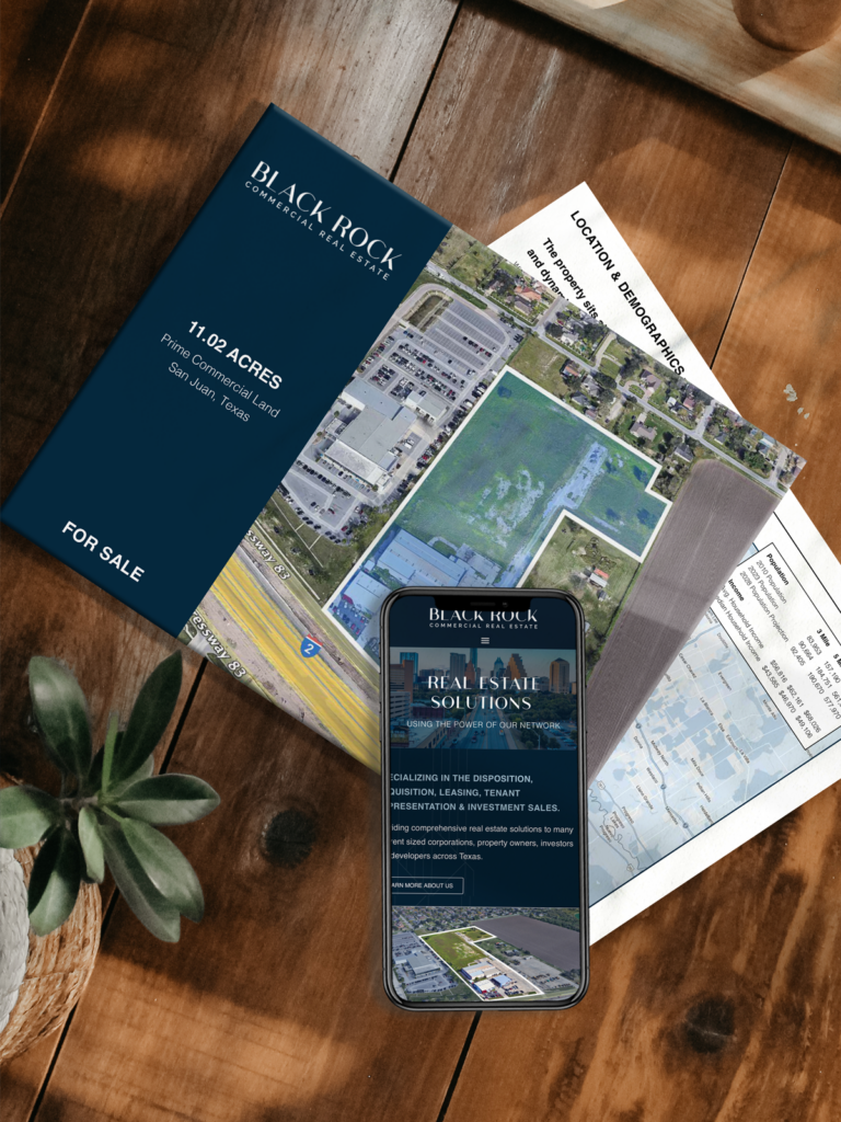 Blackrock Commercial Real Estate Website and Property Presentation Design